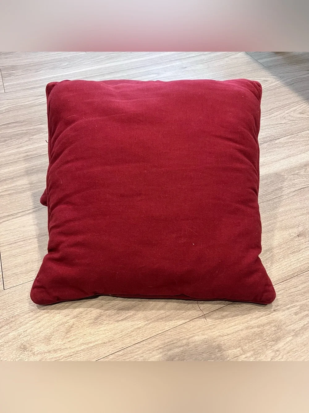 Festive Red Santa & Christmas Tree Decorative Throw Pillow - Set of 2